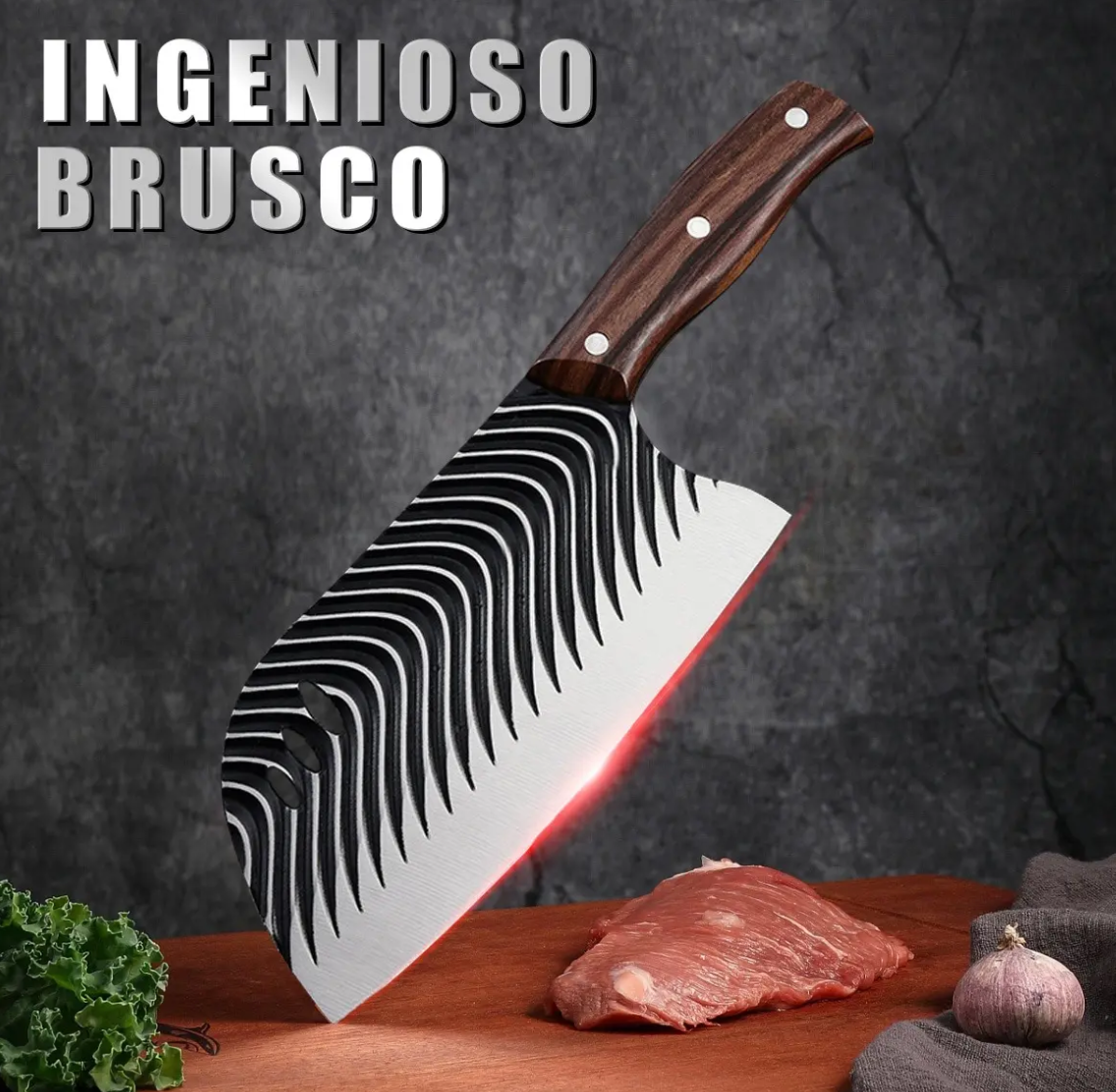 Vista 2 de Cuchillo Grande Chef Cocina Carne